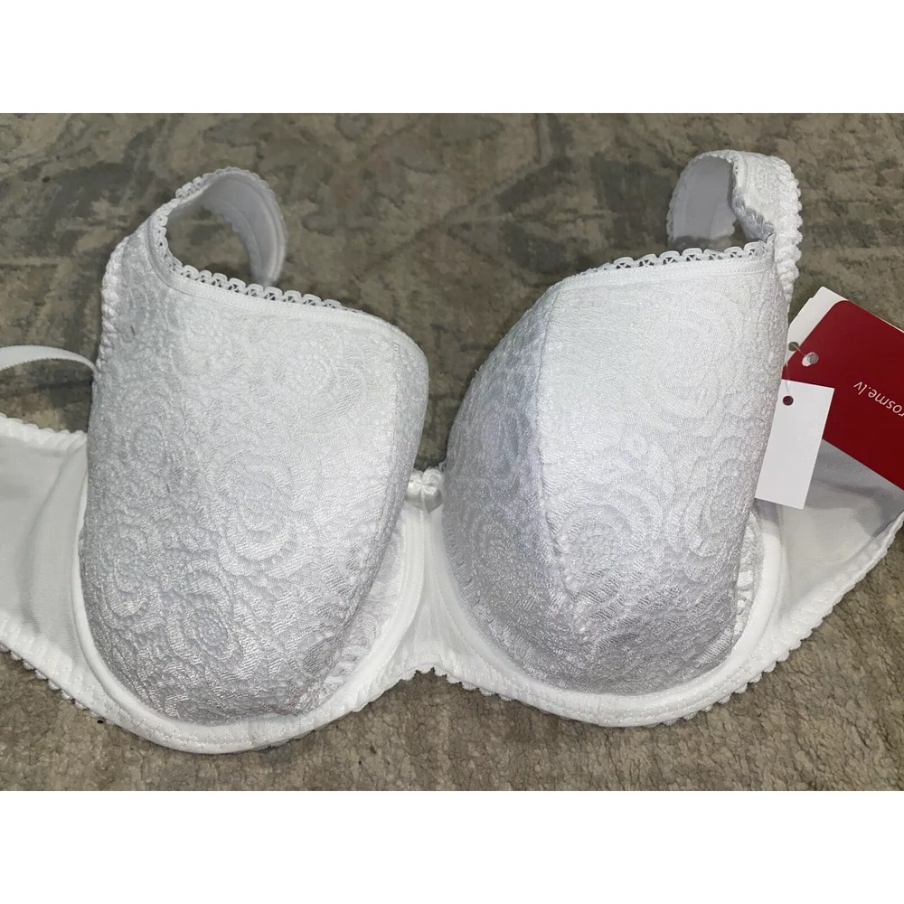New Balconette White Underwire Bra ROSME Collection "ANNIJA" 564718 US 36E